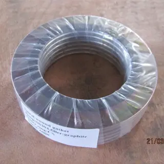8 Inch Spiral Wound Gasket CS Outer Ring 150 LB THK 3.2mm Galvanized
