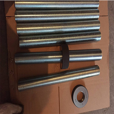 ASTM A193 B7 Stud Bolt with Nut 2 Inch x 455mm Blue