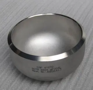 A403 WP304L Bevelled Cap ASME B16.9 4 Inch SCH STD Pickling