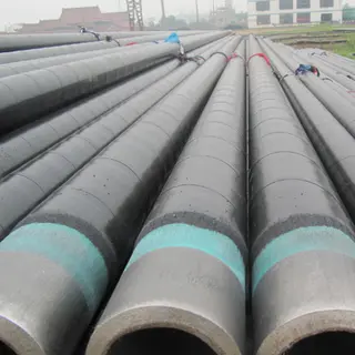 DIN 30678 3LPP Coated Steel Pipe API 5L X65 PSL1 DN350 11.9 MM SMLS