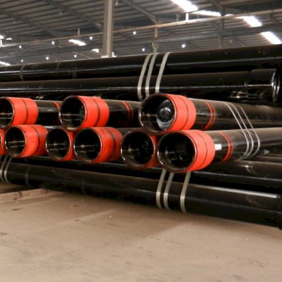 API 5CT J55 Seamless Pipe 7 Inch x 9.19mm R3 BTC Black