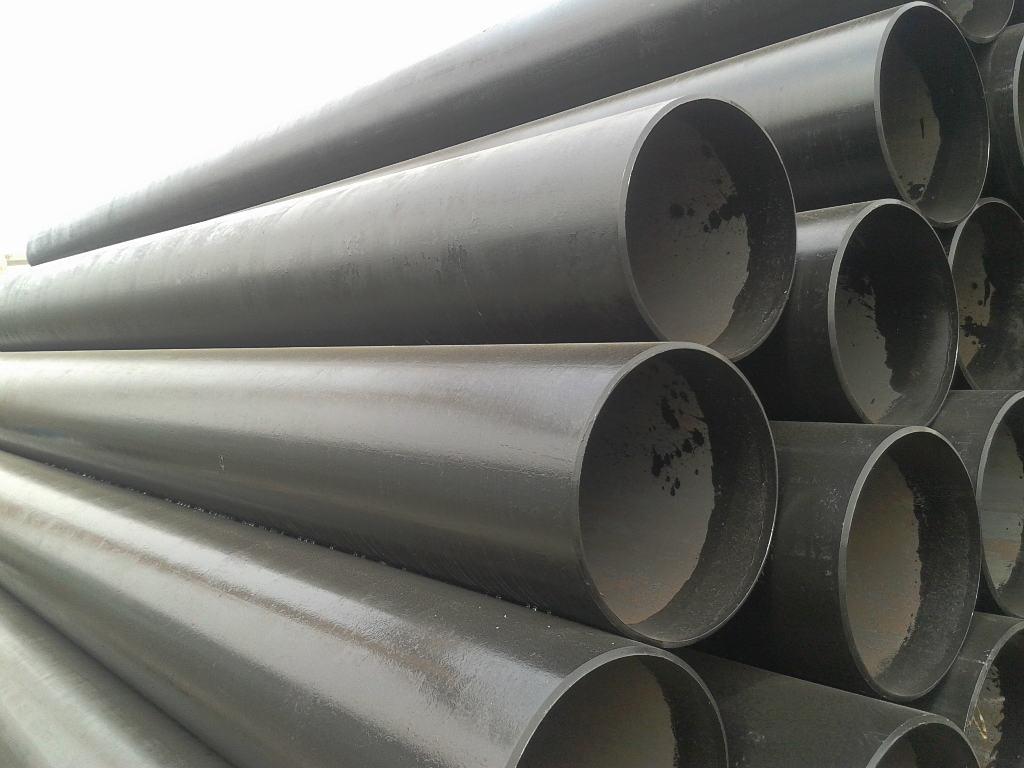 ASME B36.10 Carbon ERW Pipe EN10217 8 Inch SCH40 Black