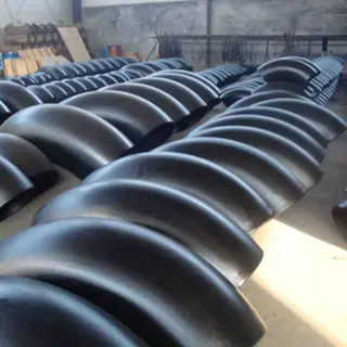 JIS G3454 STPG370 Seamless LR Elbow 90 Deg DN125A SCH 40