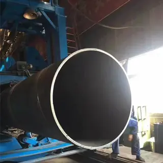 S235JRH EN 10217-1 Spiral Welded Steel Pipes Beveled End