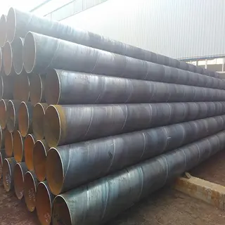 API 5L X65 PSL2 SSAW Pipe 26 Inch SCH 10 Black Painting