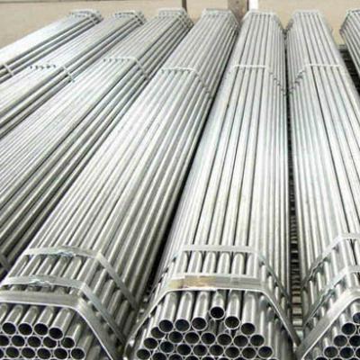 BS1387 ERW Galvanized Steel Pipe Hot Rolled DN20 PE