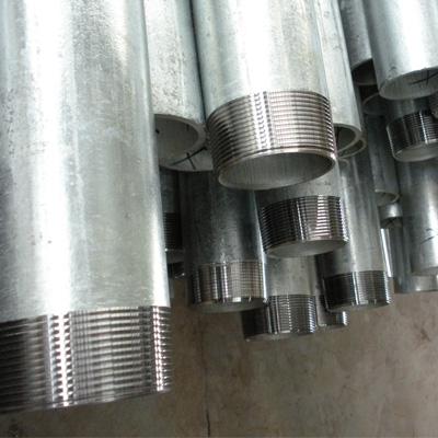 BS1387 Seamless Galvanized Steel Pipe Hot Rolled 114.3mm x 4.5mm