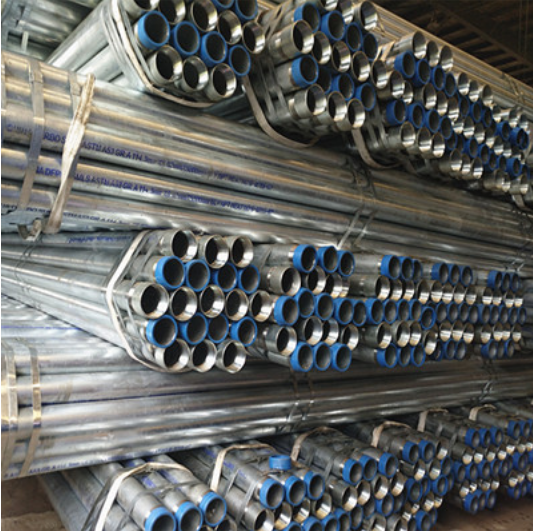 Hot Rolled Galvanized Steel Pipe ASTM A53 Gr.B OD 133mm T 4mm