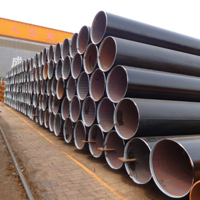 A252 Gr.2 LSAW Piling Pipe DN400 WT 16mm Black