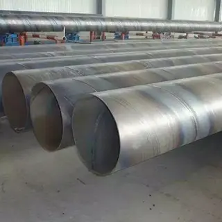 P355NL1 EN10217-5 SSAW Pipe 711mm x 8.8mm Black Painting