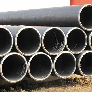 API 5L X60 PSL1 LSAW Pipe 14 Inch x 11.13mm Oil Coating