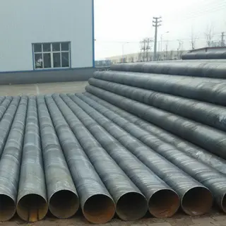 API 5L Gr.B SSAW Pipe 14 Inch STD Black Painting