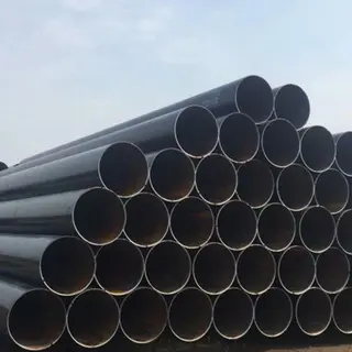 DN600 SCH STD API 5L Gr B, Black Coated LSAW Carbon Steel Pipe B36.10