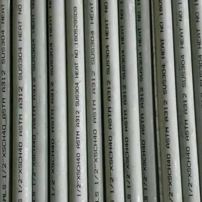 316L Seamless Stainless Steel Pipe ASME B 36.10 6 Inch SCH 40