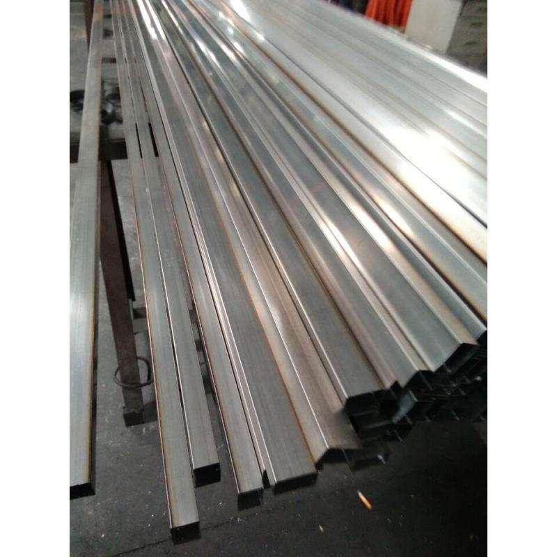 AISI 304 Stainless Steel Square Pipe Cold Drawn 15 X 12 X 1mm