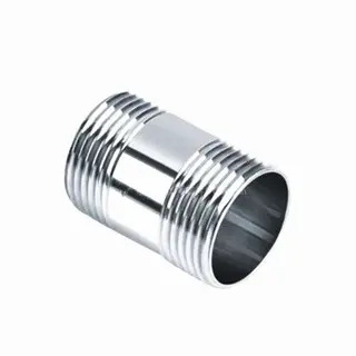 A790 UNS S31803 Duplex Stainless Nipple 1 1/2 Inch SCH 80S 100mm