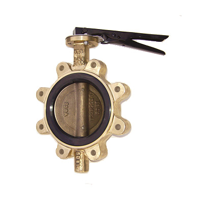 Al Bronze Butterfly Valve, DN25-DN600, PN1.6-5.0 - Derbo