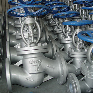 ASTM A216 WCB Globe Valve, DN125, PN15, API 600, RF