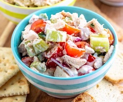 Sago Salad and Tuna Salad