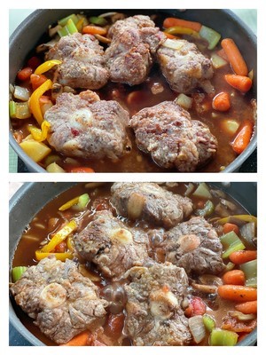 虽然耗时但真好吃的「红酒炖牛尾/牛肉」的做法 步骤4