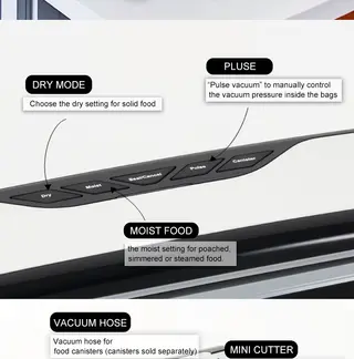 Lightweight Design Vacuum Sealer Machine V3220