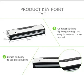 Lightweight Design Vacuum Sealer Machine V3220