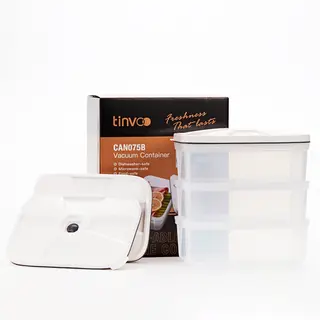 Smell Proof Vacuum Container, PP Plastic, 0.75L, 1.5L