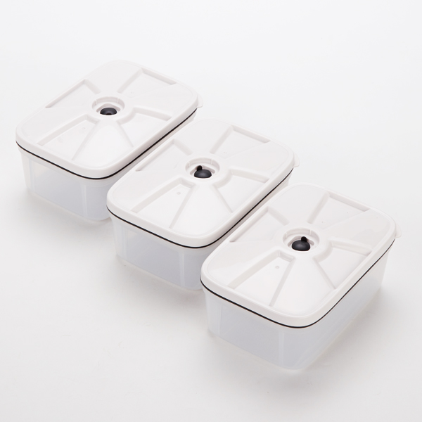 Smell Proof Vacuum Container, PP Plastic, 0.75L, 1.5L
