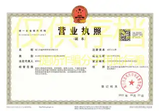 杰赢网络营业执照更新了