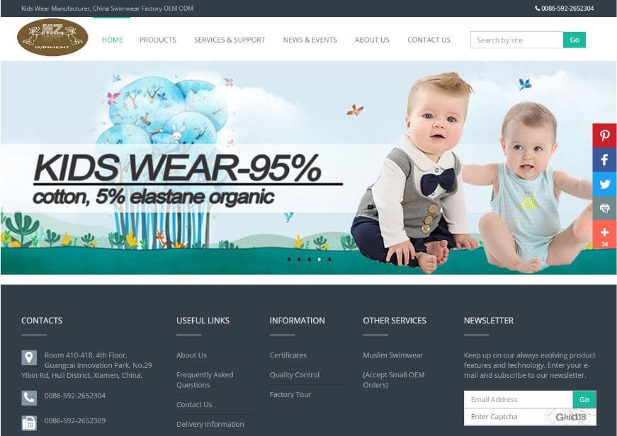 Swimwear Children's clothing (clothing) website Google optimization success stories