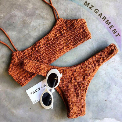 Two Piece Shoulder Strap Swimsuits