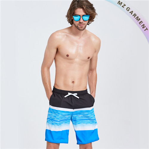 Black and Blue Boardshorts, Hydrophobic, Good Color Fastness