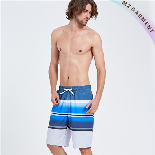 Blue Board Shorts, Drawcord, Quick-drying, Bacteria Proof, Custom
