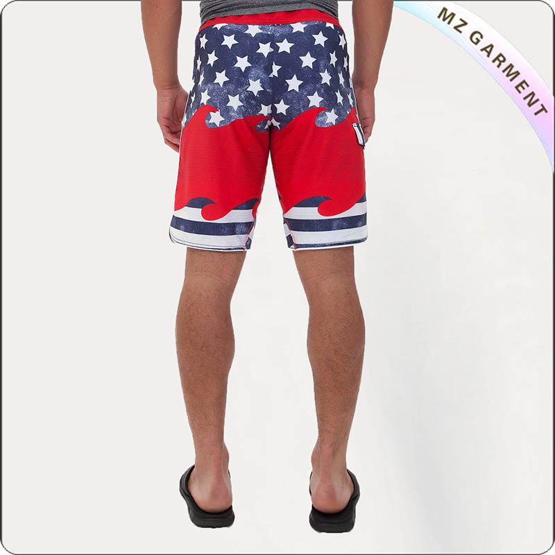 Embroidered Board Short