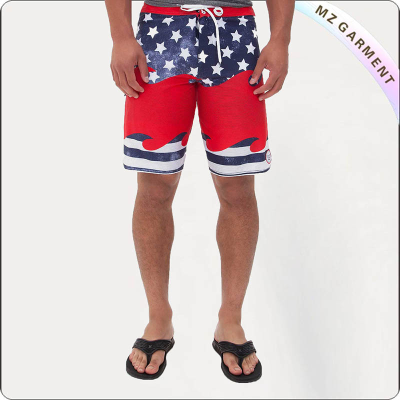 Embroidered Board Short