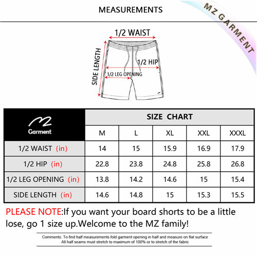 Germany Size Boardshorts