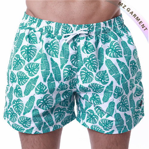 Germany Size Boardshorts, Made of Polyester, Green