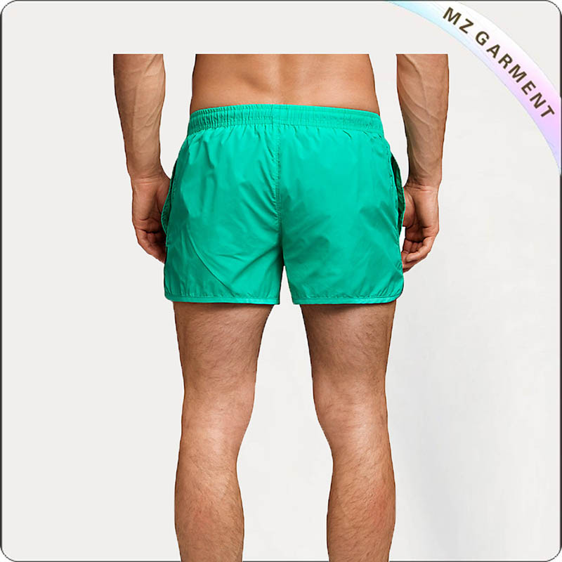 Solid Cyan Board Shorts