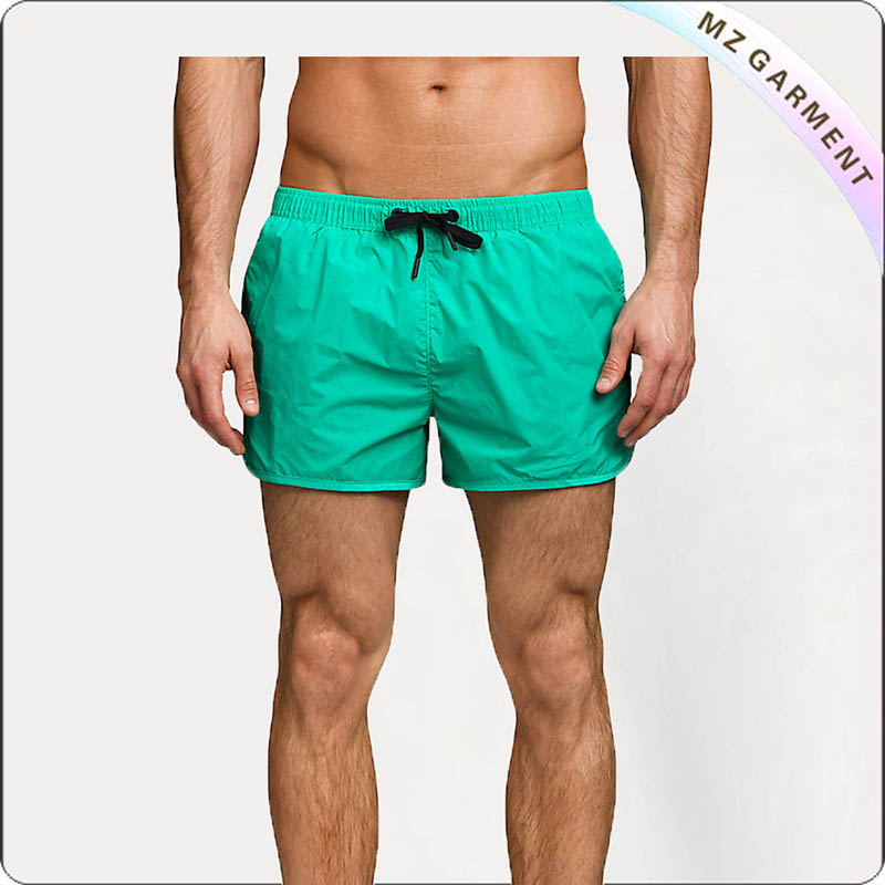 Solid Cyan Board Shorts