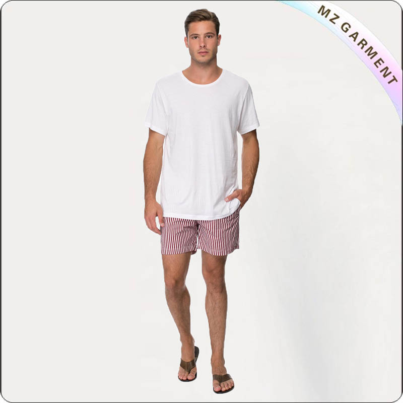 Stripe Printed Board Shorts