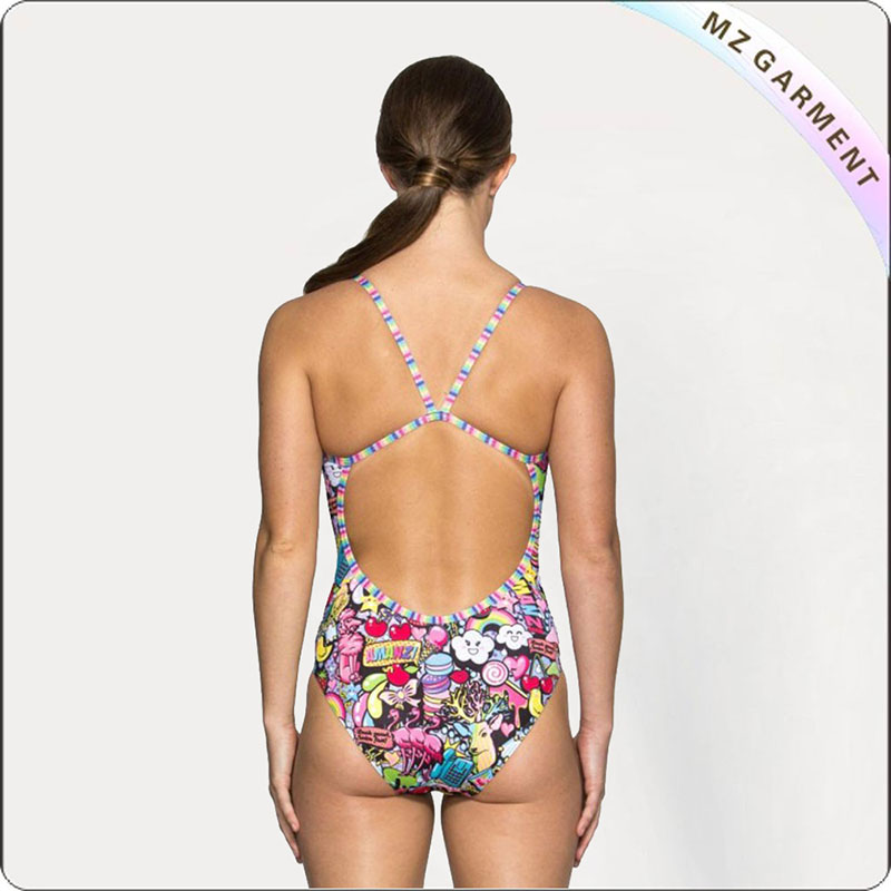 Women Squandering Competitive Swimsuit