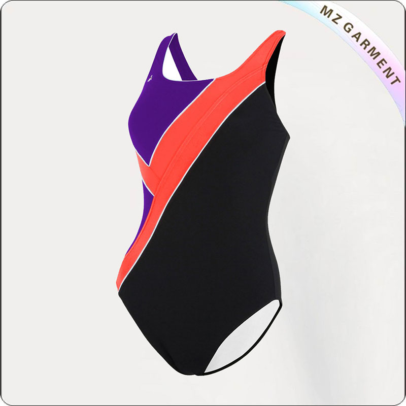 Women Three Colors Competitive Swimsuit