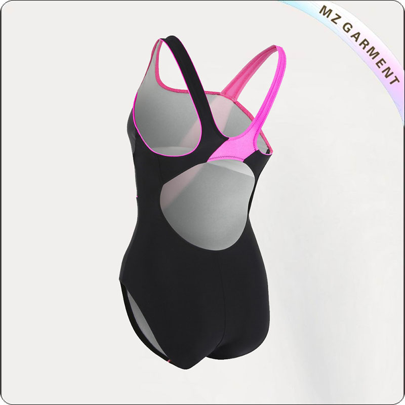Women Wide Strap Competitive Swimsuit