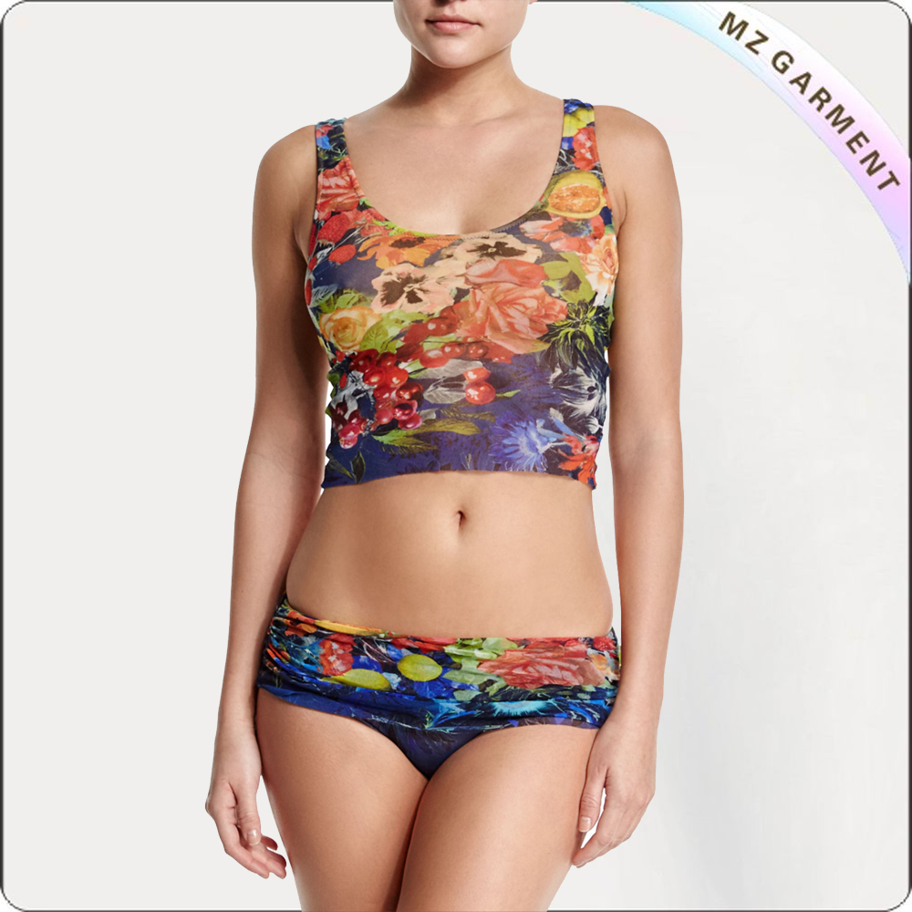 Floral Print Tankini