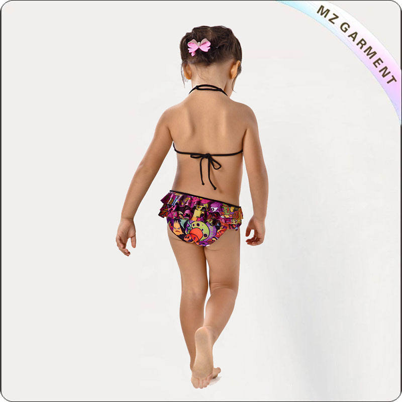 Kids Angry Bird Print Bikini