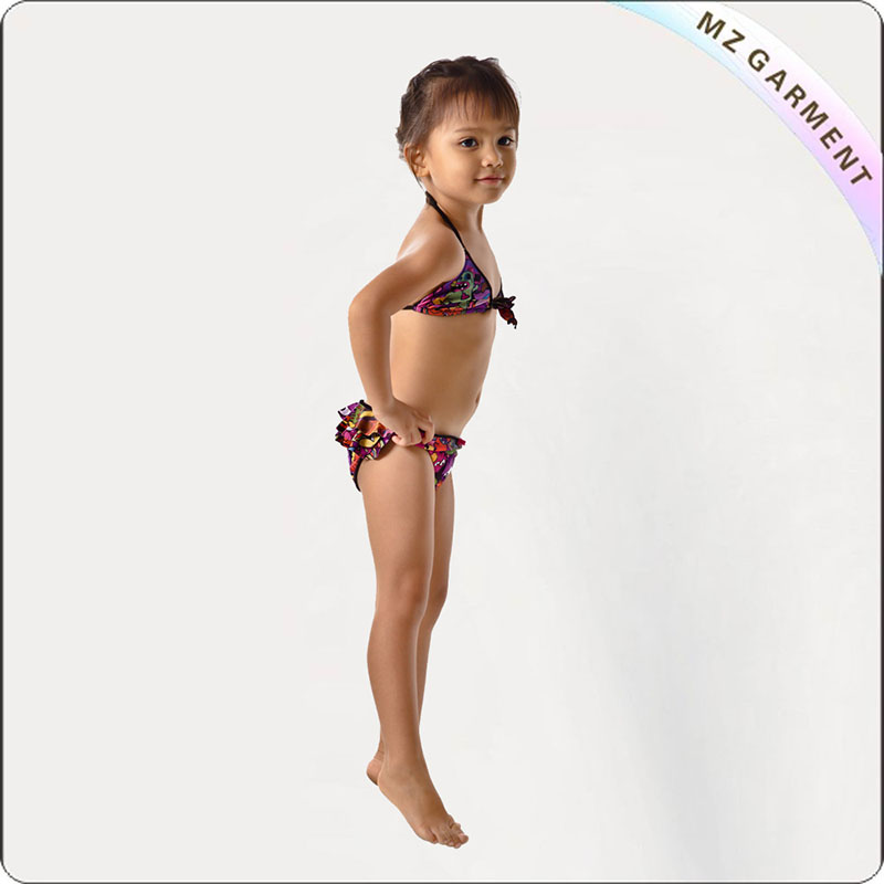 Kids Angry Bird Print Bikini