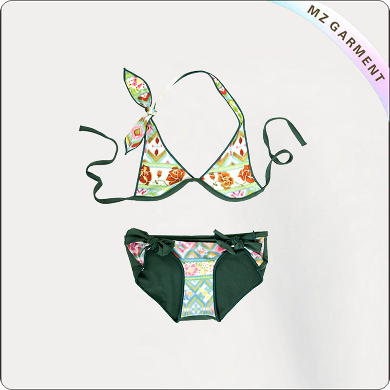Kids Two Piece Binding Bikini