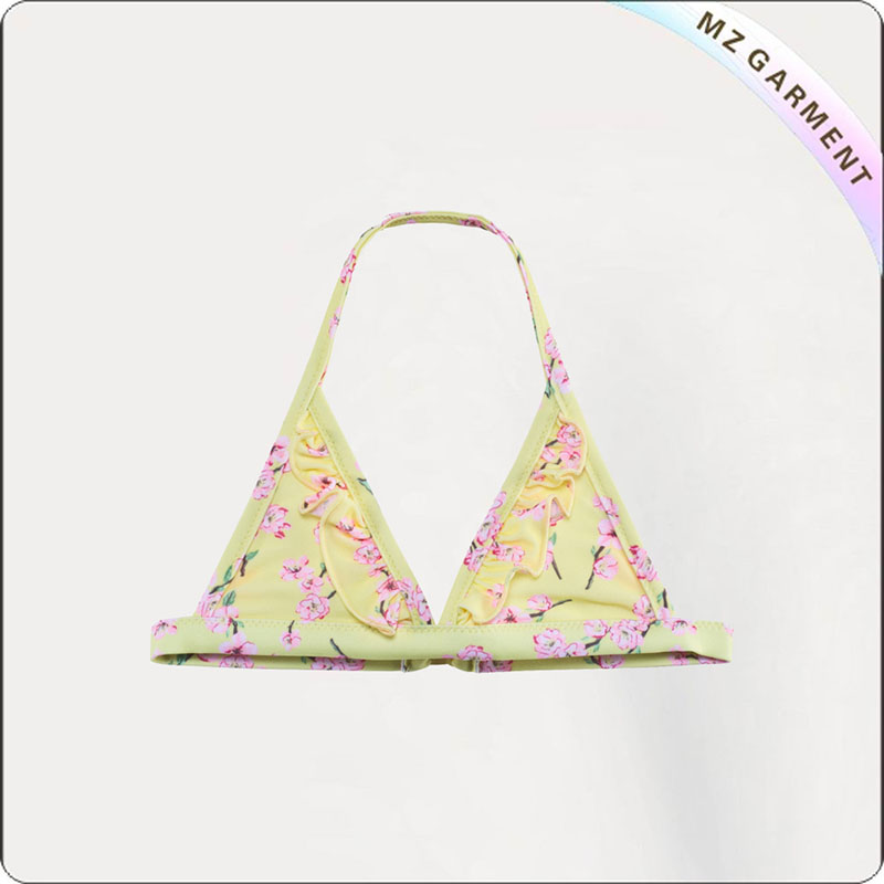 Kids Yellow Blossom UPF 50+ Bikini