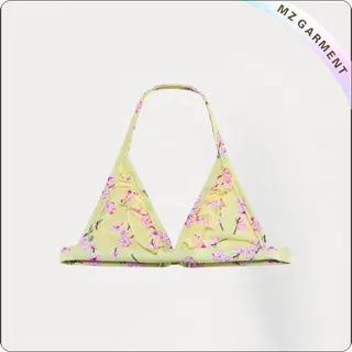 Kids Yellow Blossom UPF 50+ Bikini