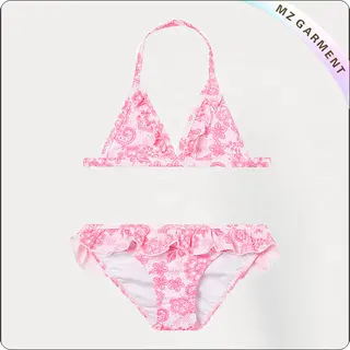 Kids Floral Lace Bikini